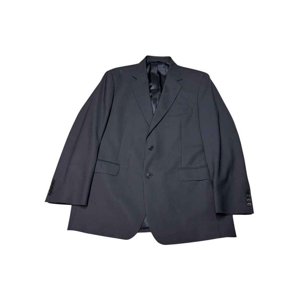 Brooks Brothers 346 Mens Black Stretch Wool Blazer Sport Coat 43R